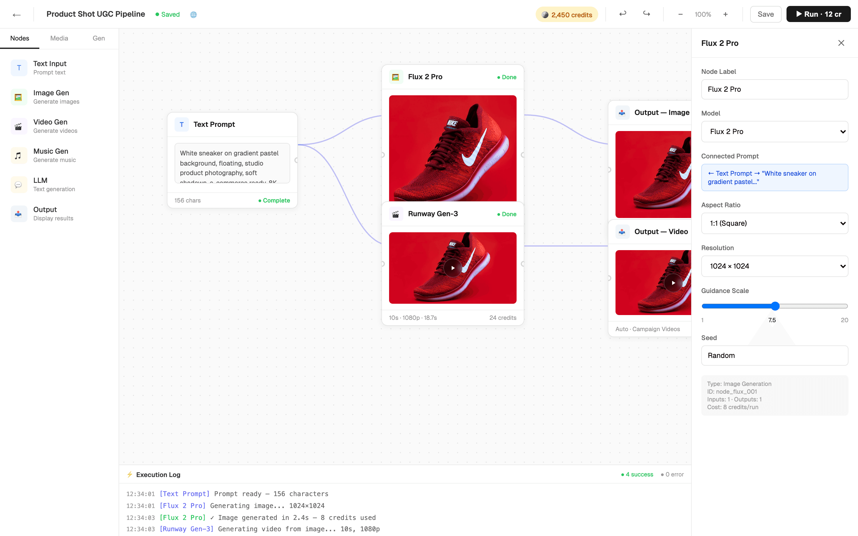 Adkix Editor — Visual AI Workflow Builder